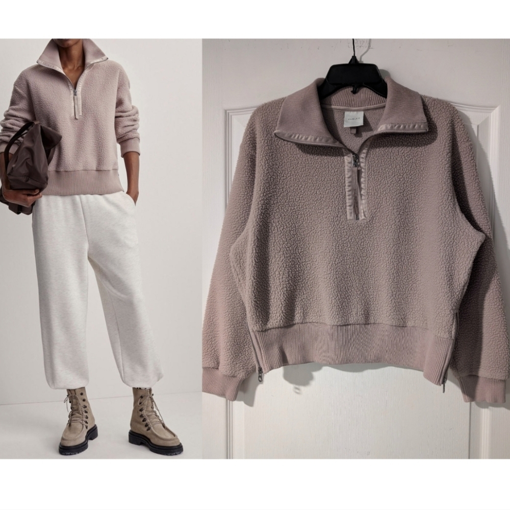 Varley | Roselle Half-Zip Fleece In Sphinx